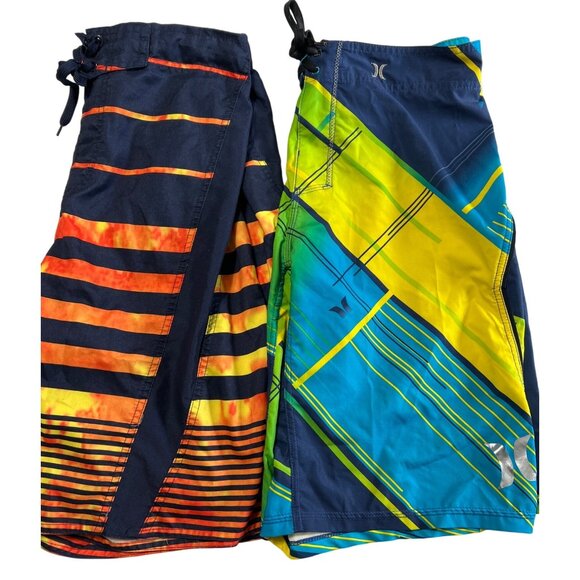 Hurley Phantom & Laguna Mens Board Shorts Bundle Size M - Picture 1 of 14